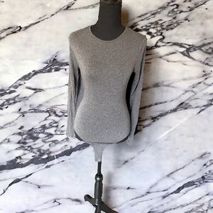 NWT Naked Wardrobe women’s small Gray Body Suit Brand New small